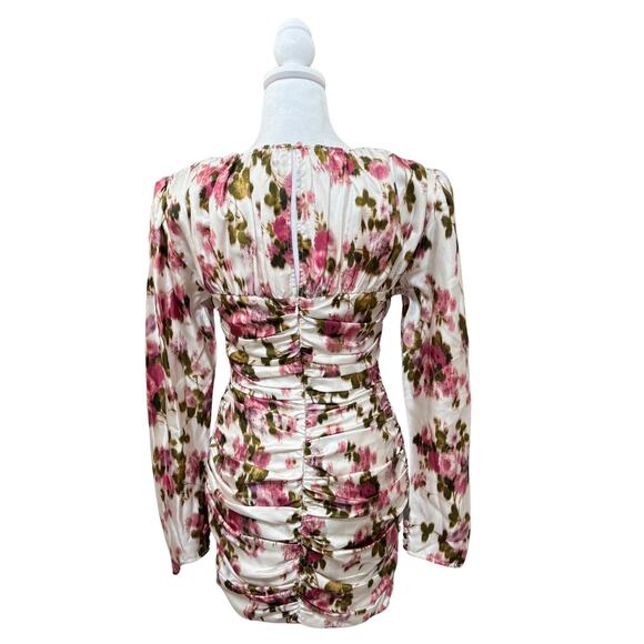 The Garment Sevilla Silk Mini Dress 8 Floral NEW - Picture 5 of 11